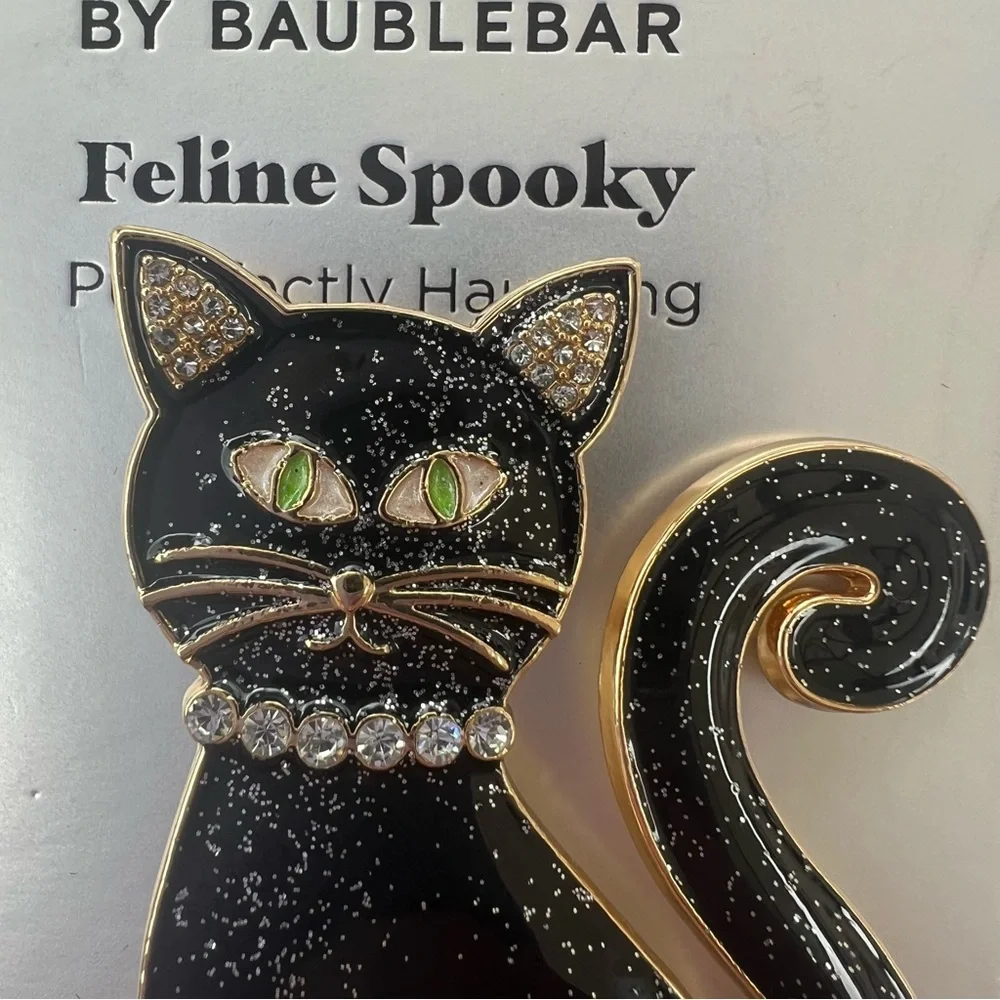 Sugarfix by Baublebar Halloween, Feline Spooky, Purr-fectly Haunting‎ Pin Brooch